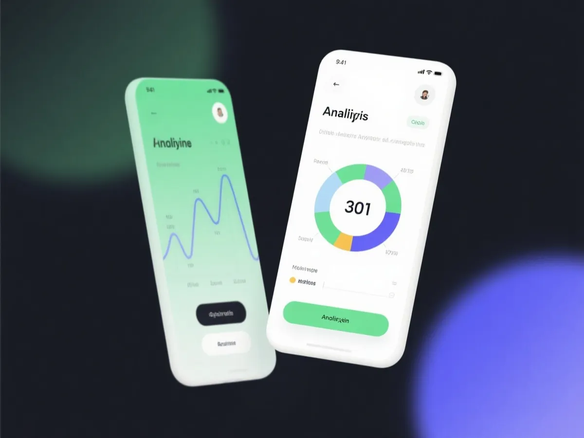 移动端应用界面示意